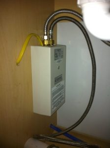 tankless water heater installation